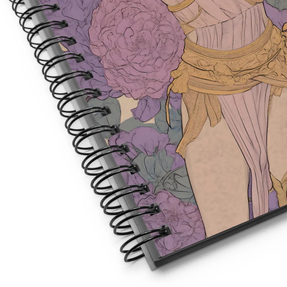 Goddess of Blossoms | Spiral Notebook