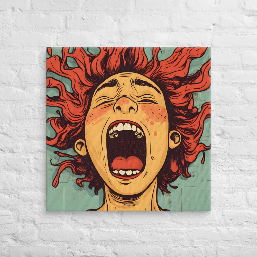 Fury Unleashed | Canvas | 30″×30″