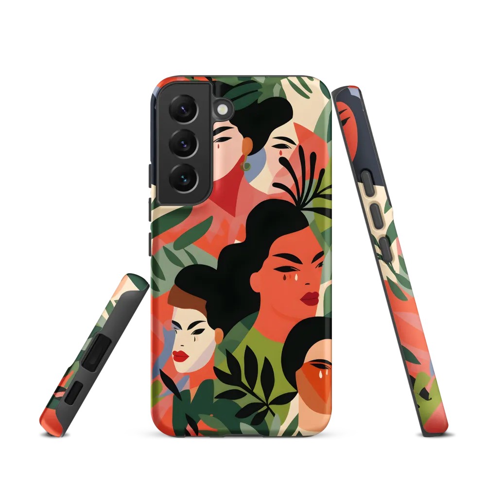 Harmony of Nature and Femininity | Phone Case |  S22 | Tough Case | Matte
