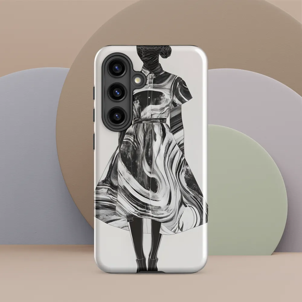 Whirls of Elegance: A Contemporary Fashion Design