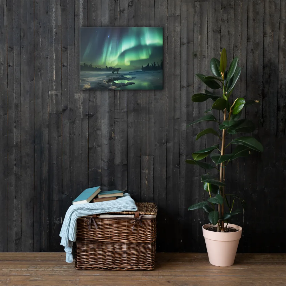 Auroral Guardianship | Thin Canvas | 18″×24″