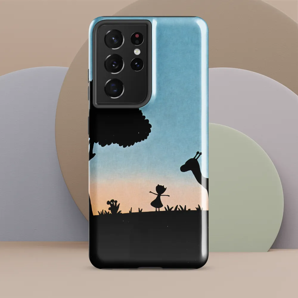 Curiosity in the Silhouette | Phone Case |  S21 Ultra | Tough Case | Glossy