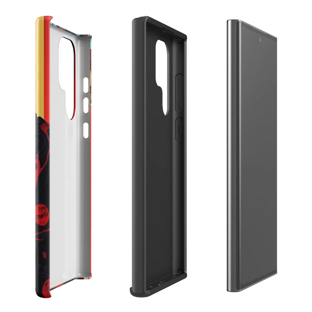 The Weight of Neon Dreams | Phone Case |  S22 Ultra | Tough Case | Glossy