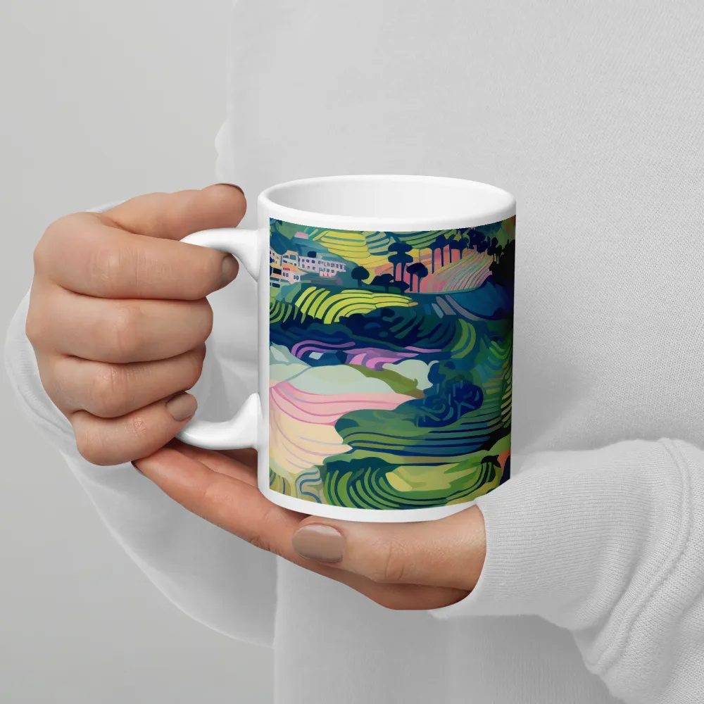 Harmony in Waves | Mug with White inside | 11 oz