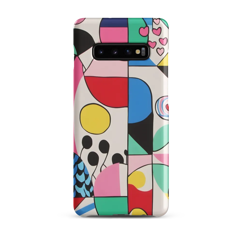 Dynamic Interplay of Shapes | Phone Case |  S10 Plus | Snap Case | Matte