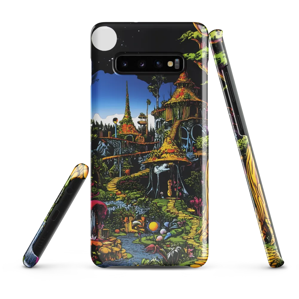 Whispers of a Neon Fantasy | Phone Case |  S10 Plus | Snap Case | Glossy