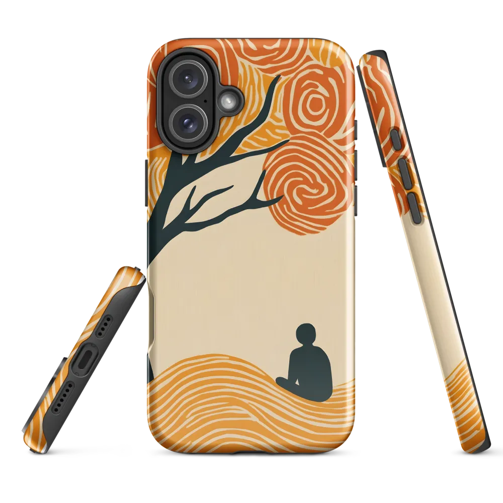 Silent Reflections under Swirling Leaves
