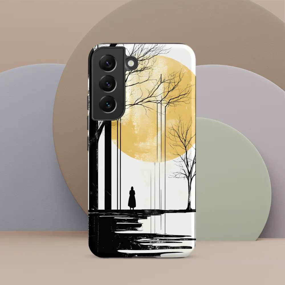 Solitude Under the Yellow Sun | Phone Case |  S22 | Tough Case | Matte