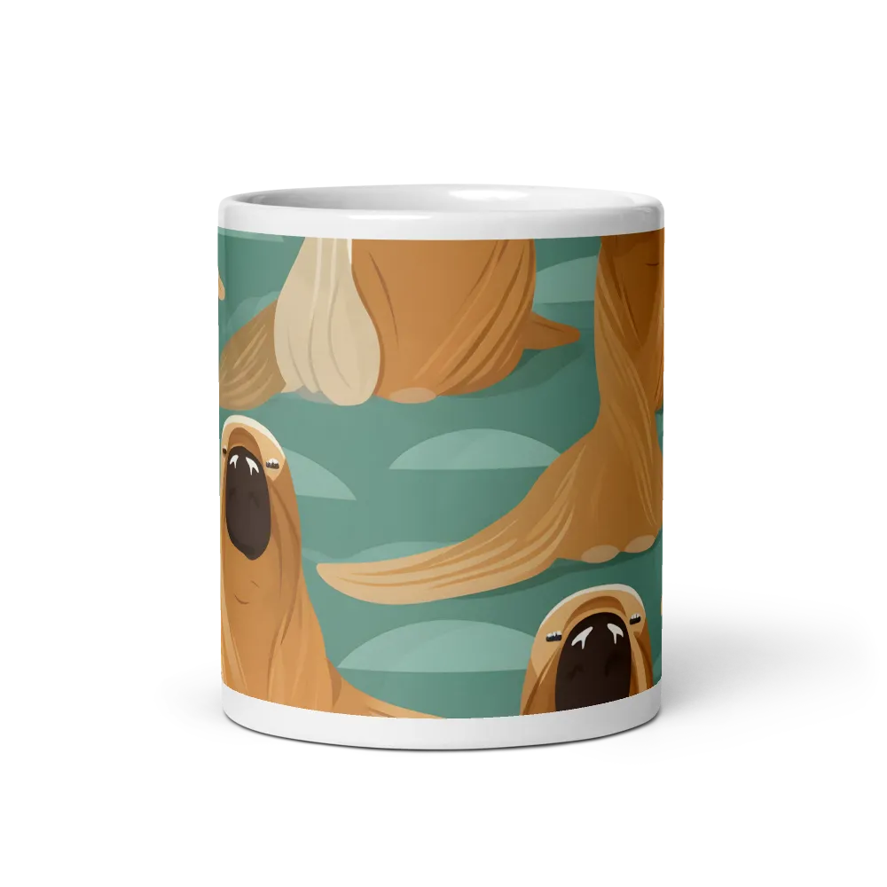 Whimsical Walrus Wonderland | Mug with White inside | 11 oz