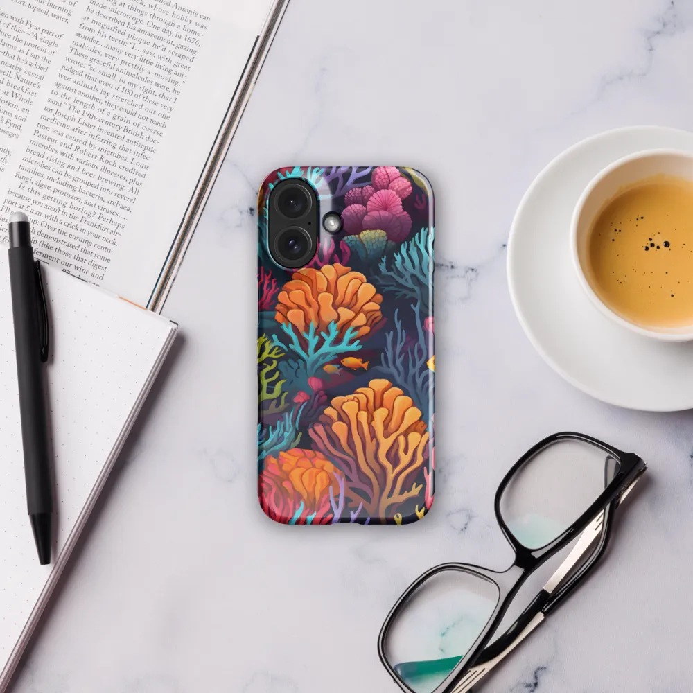 Underwater Harmony: A Coral Reef Wonderland | Phone Case