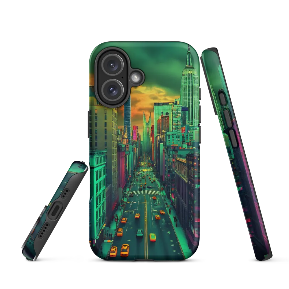 Urban Surrealism: Neon Dreams | Phone Case