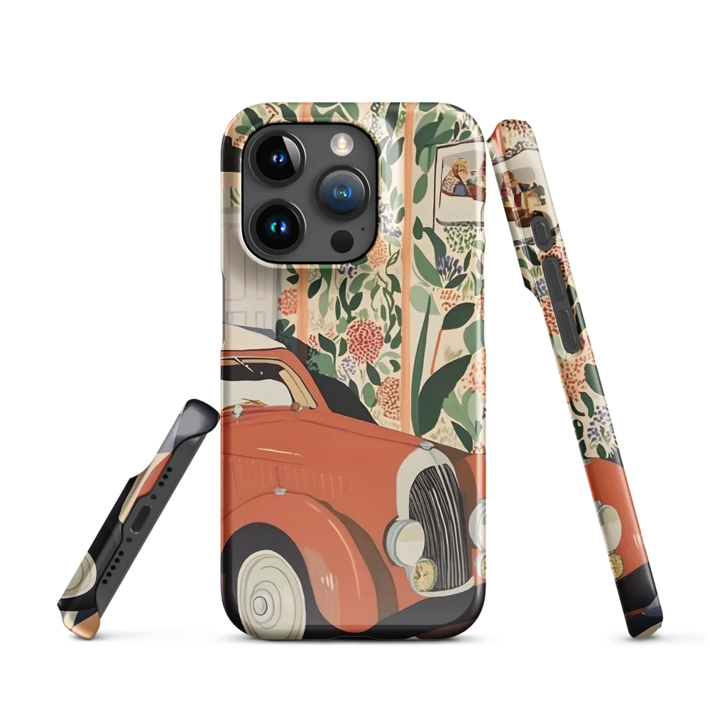 Vintage Charm: A Modern Encounter | Phone Case |  15 Pro | Snap Case | Glossy