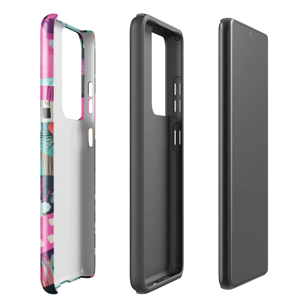 Whimsical Journey Through a Vibrant Landscape | Phone Case |  S21 Ultra | Tough Case | Glossy