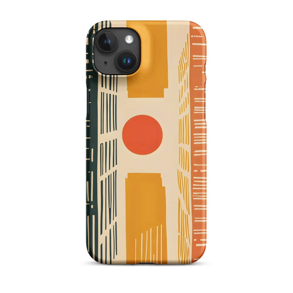 Urban Harmony: A Geometric Sunrise