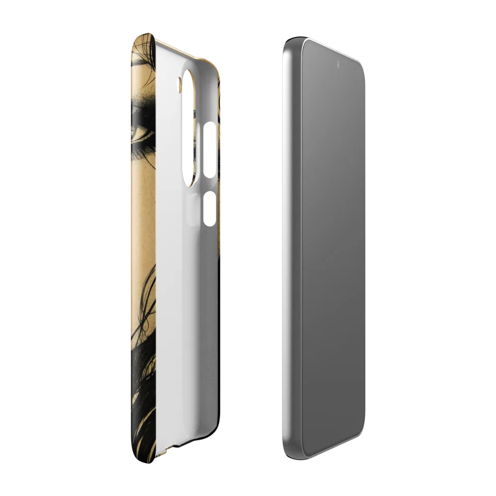 Enigmatic Gaze | Phone Case |  S23 Plus | Snap Case | Glossy