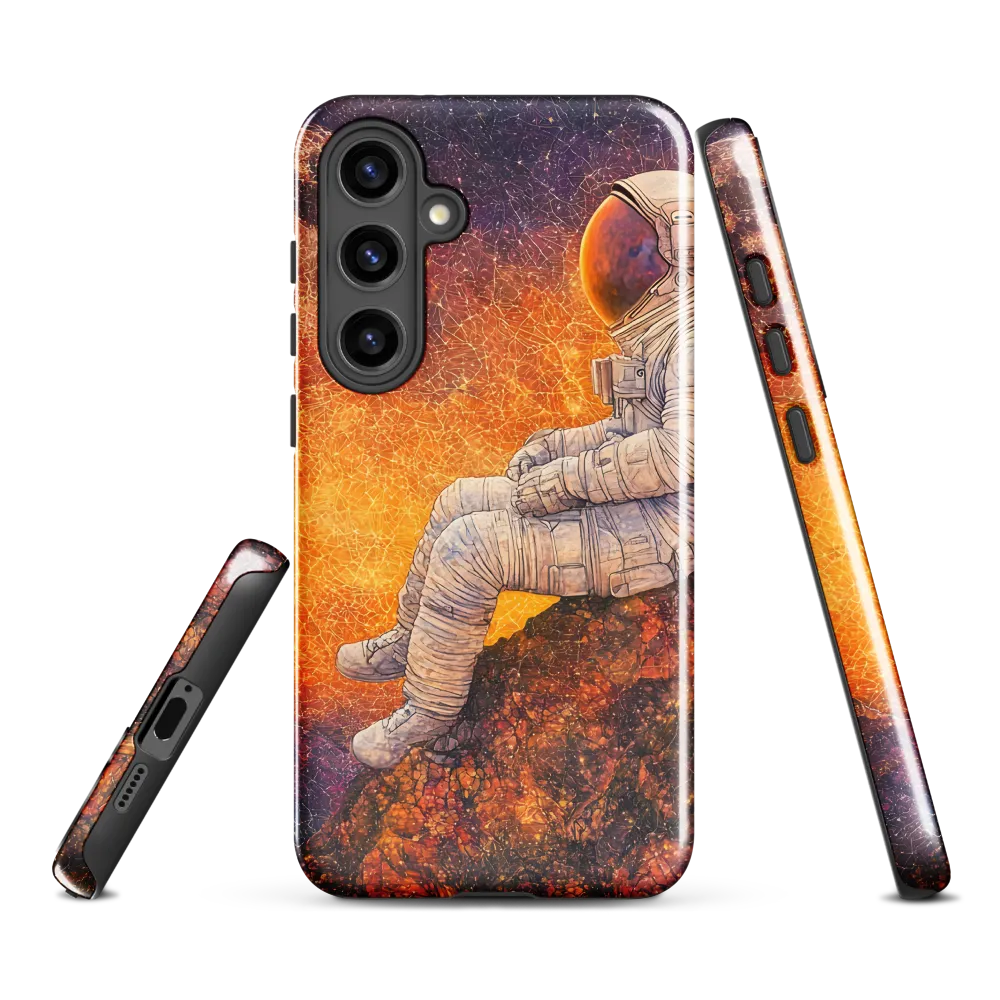 Cosmic Contemplation | Phone Case |  S24 Plus | Tough Case | Glossy