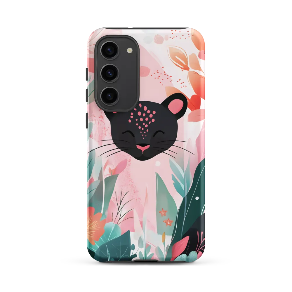 Whimsical Panther in Bloom