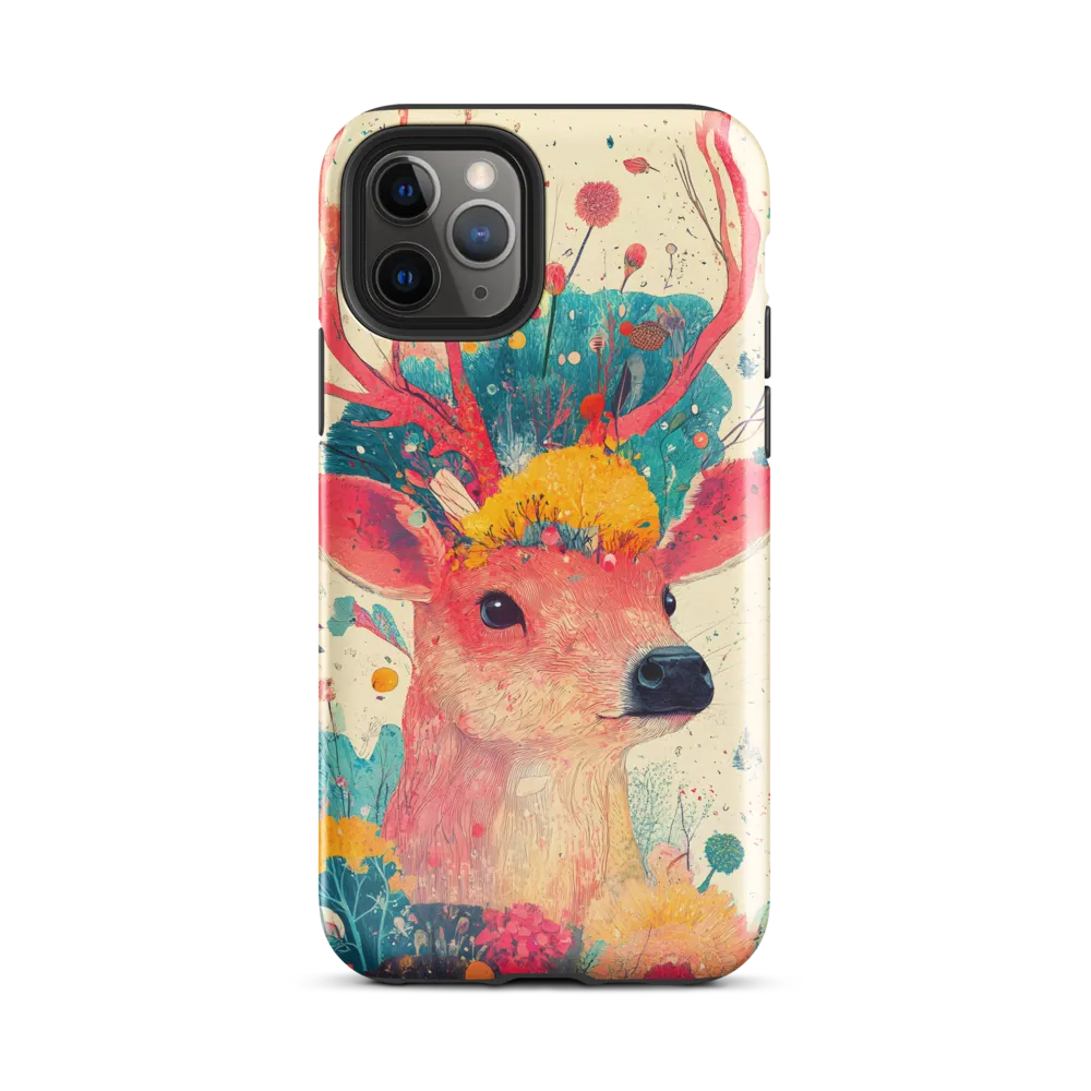 Whimsical Harmony: A Deer in Bloom