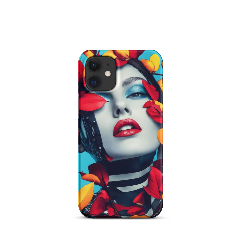Futuristic Fusion: Nature Meets Technology | Phone Case |  12 Mini | Snap Case | Matte