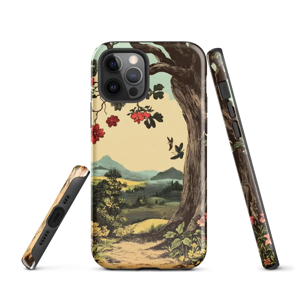 Whispers of a Vintage Landscape | Phone Case |  12 Pro | Tough Case | Glossy