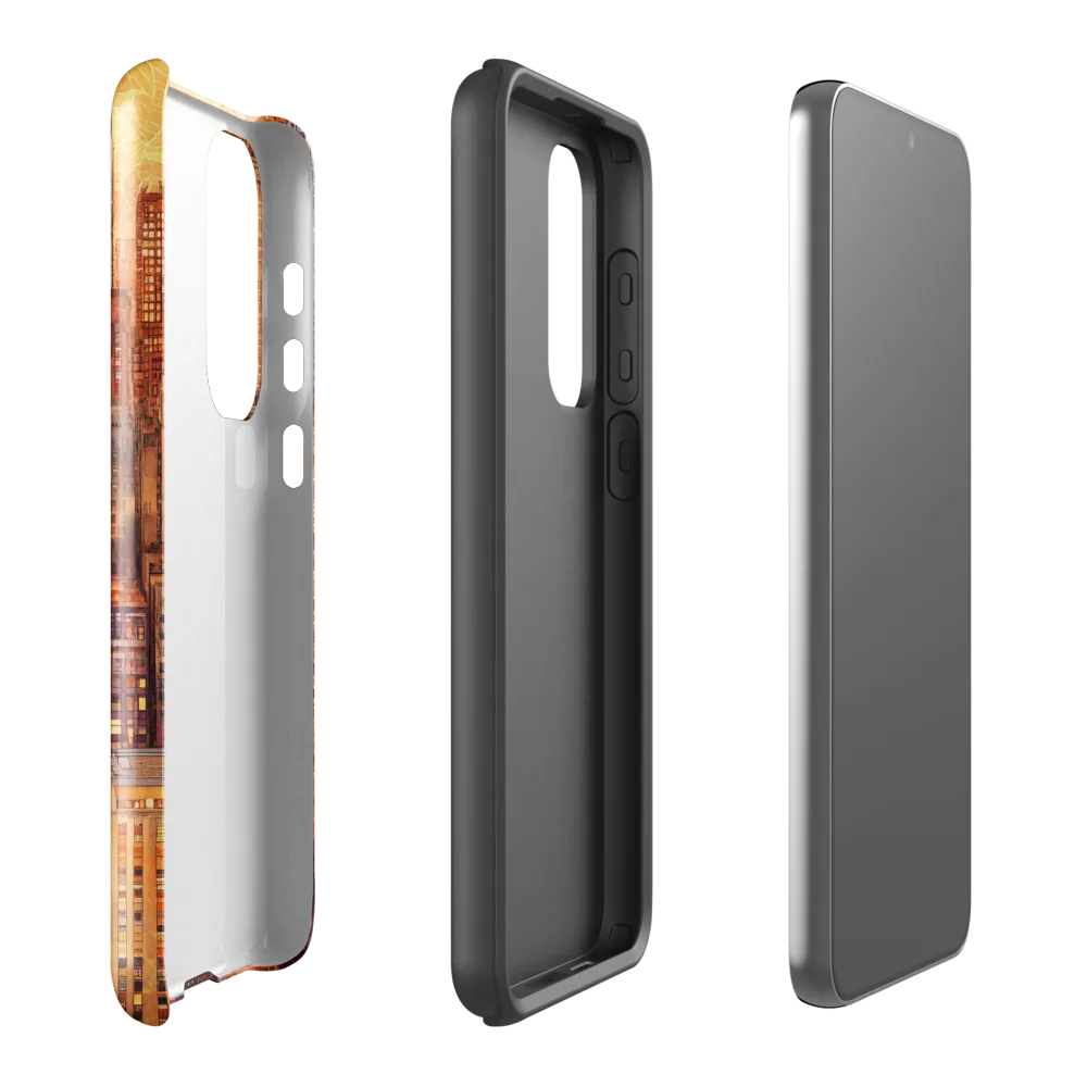 Golden Hour Over the City | Phone Case |  S23 Plus | Tough Case | Glossy