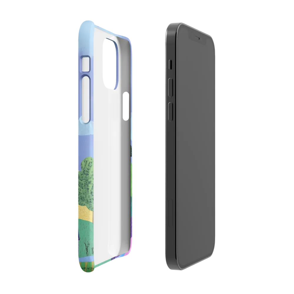 Whimsical Hills and Quaint Homes | Phone Case |  12 Pro | Snap Case | Matte