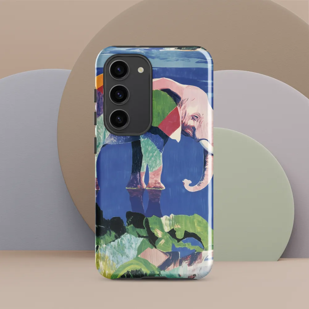Serenity in Color: The Elephants of Reflection
