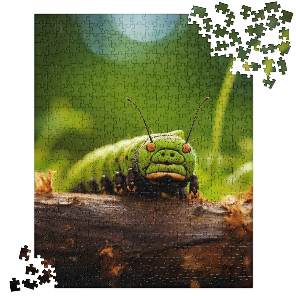 A Caterpillar's Luminous Journey | Jigsaw Puzzle | 520 pieces