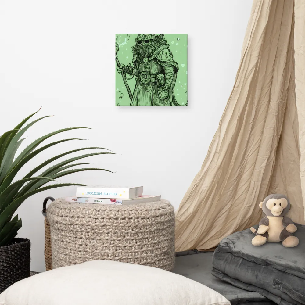 The Enigmatic Wizard | Canvas | 12″×12″