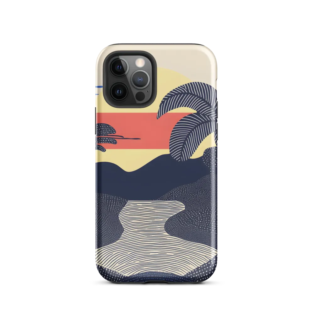 Tranquil Sunset in Modern Minimalism