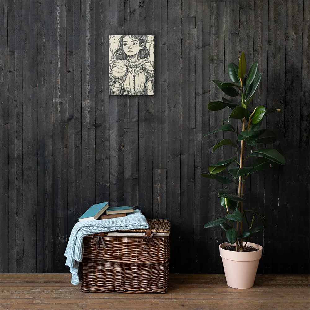 A Young Guardian of Nature | Canvas | 12″×16″