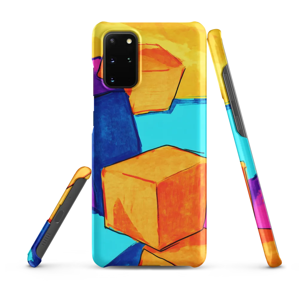 Playful Cubes in Vibrant Harmony