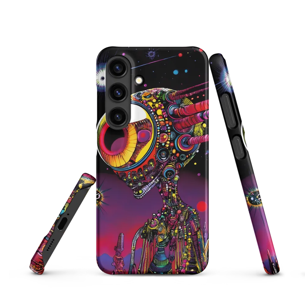 Cosmic Alien Odyssey | Phone Case |  S24 | Snap Case | Matte