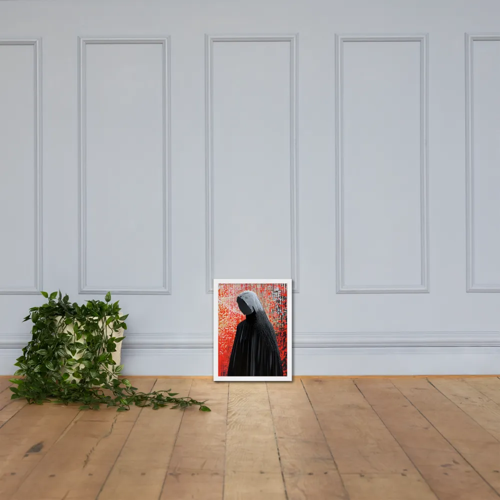 Veil of Modernity | Poster with White Frame | 12″×16″