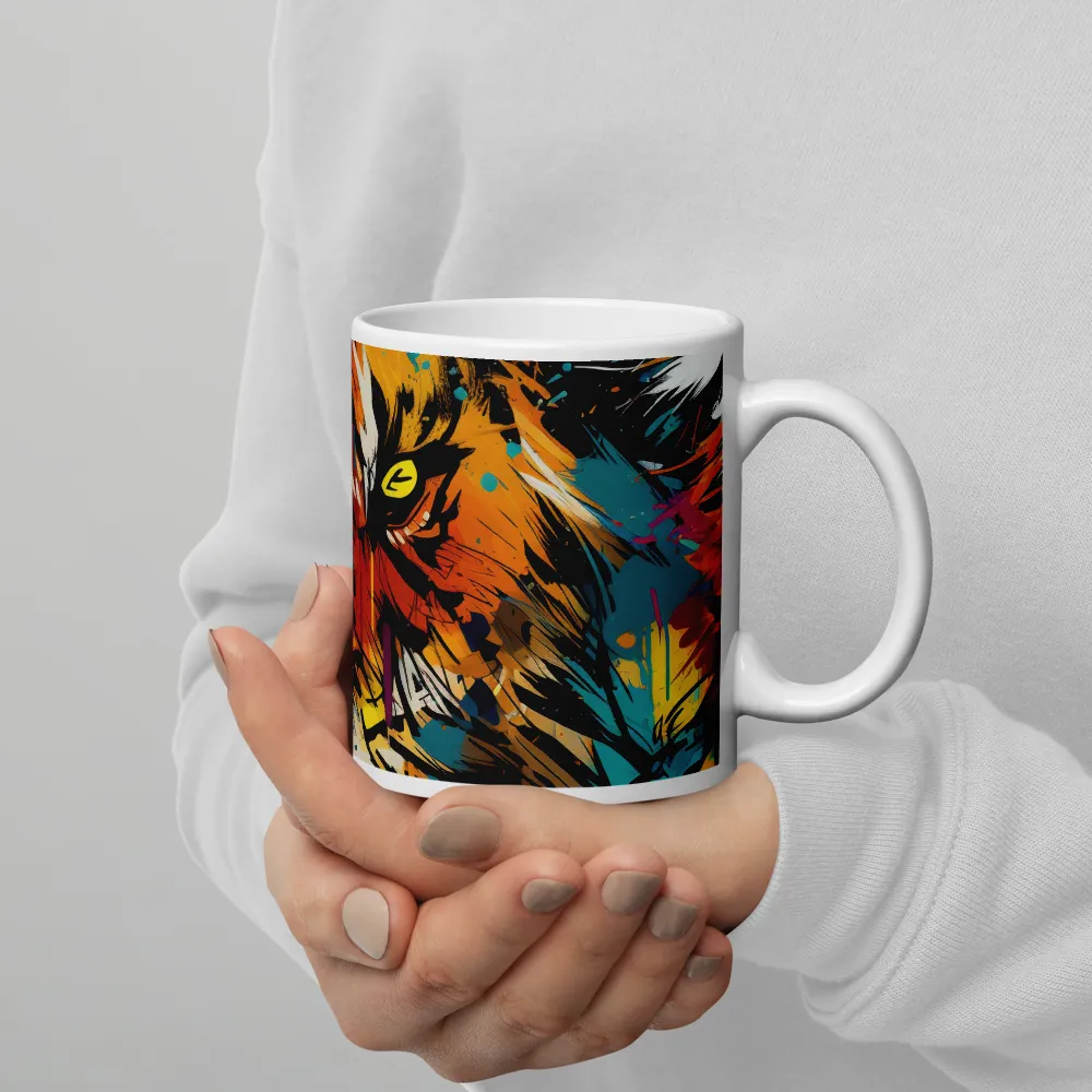 Fierce Majesty: The Lion's Roar | Mugs | Multiple Sizes & Colors