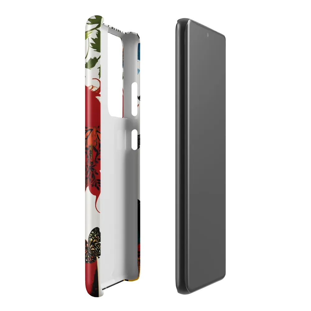 Floral Dreams | Phone Case |  S21 Ultra | Snap Case | Glossy