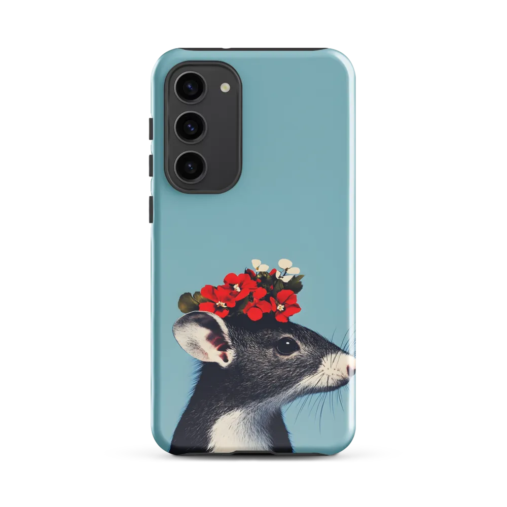 Whimsical Flora: A Mouse's Floral Crown