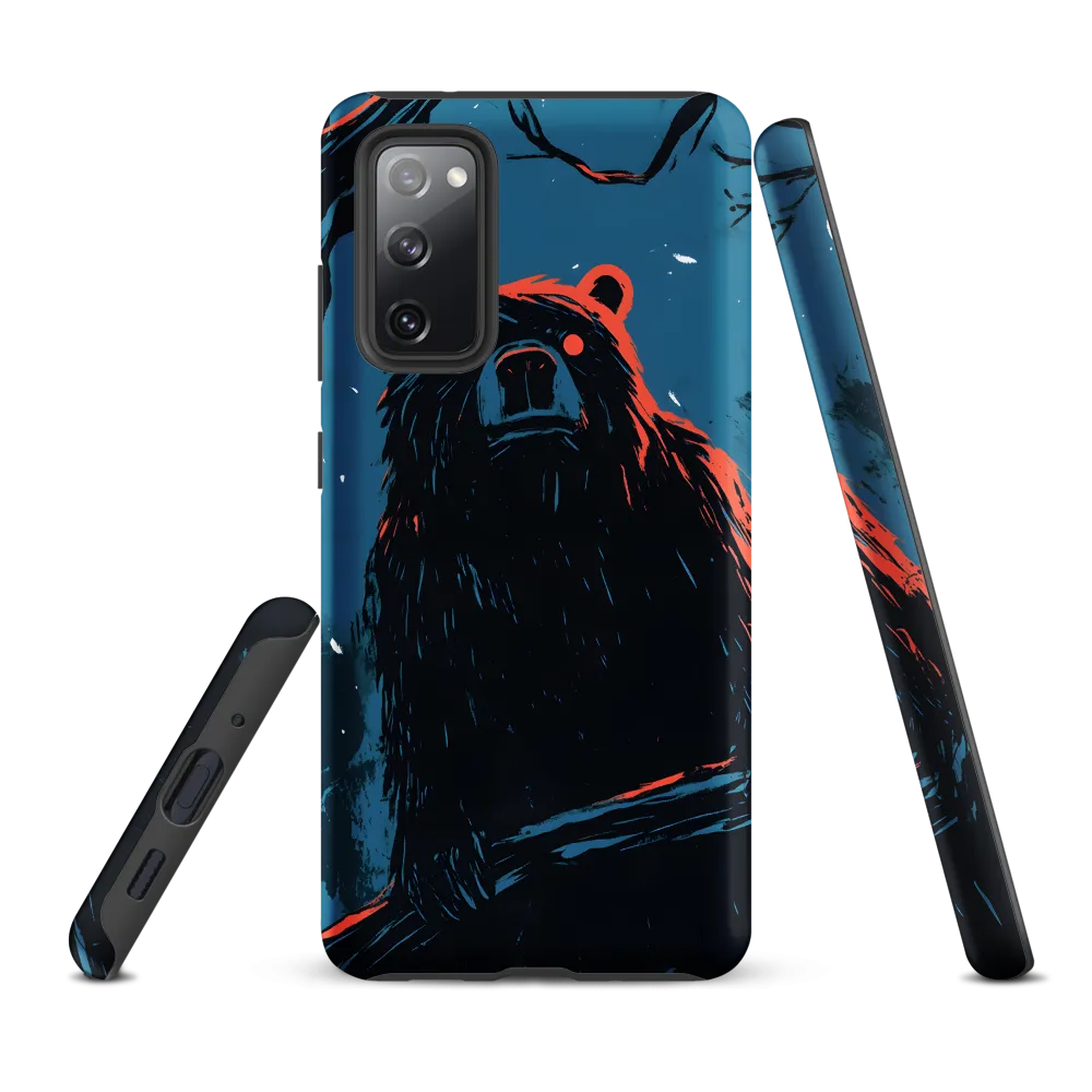 Eerie Majesty: A Bear in the Night