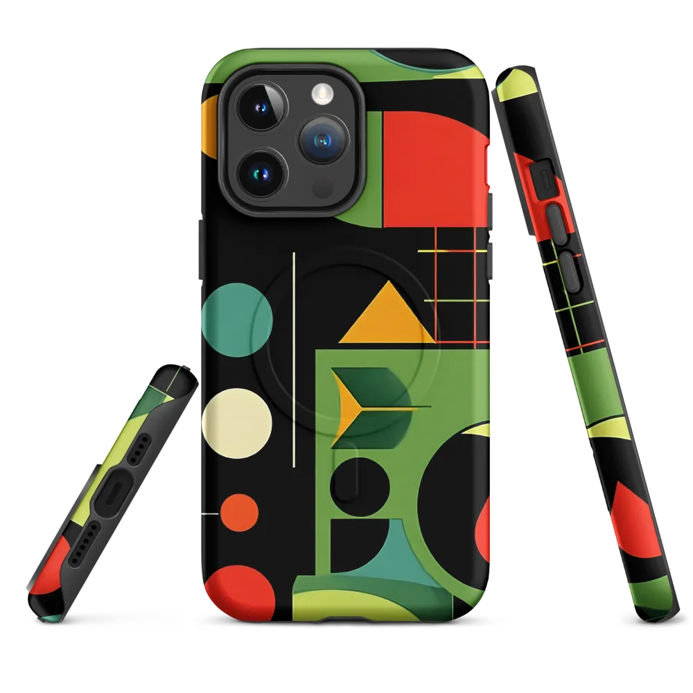 Geometric Harmony | Phone Case |  14 Pro Max | MagSafe® Tough Case | Matte