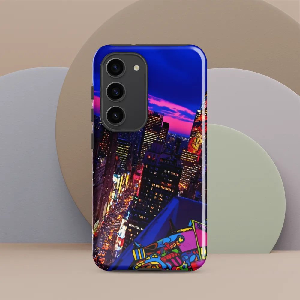 Neon Twilight: A City in Vibrance