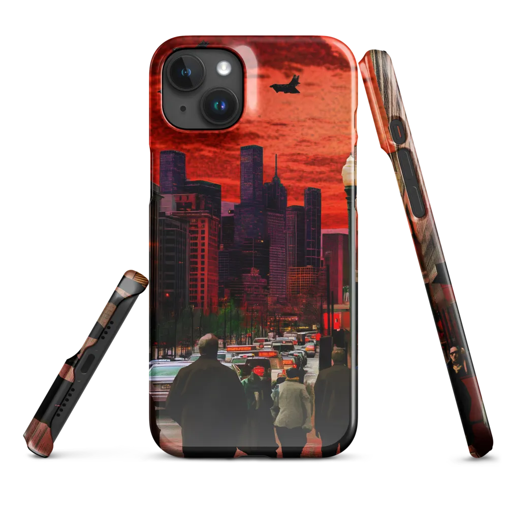 Urban Reverie: Stratospheric Shadows | Phone Case |  15 Plus | Snap Case | Glossy