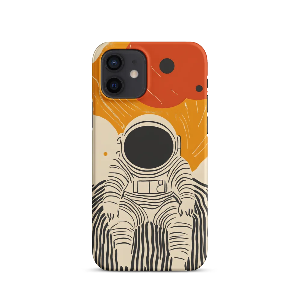 Astronaut in Cosmic Thoughts | Phone Case |  12 | Snap Case | Matte