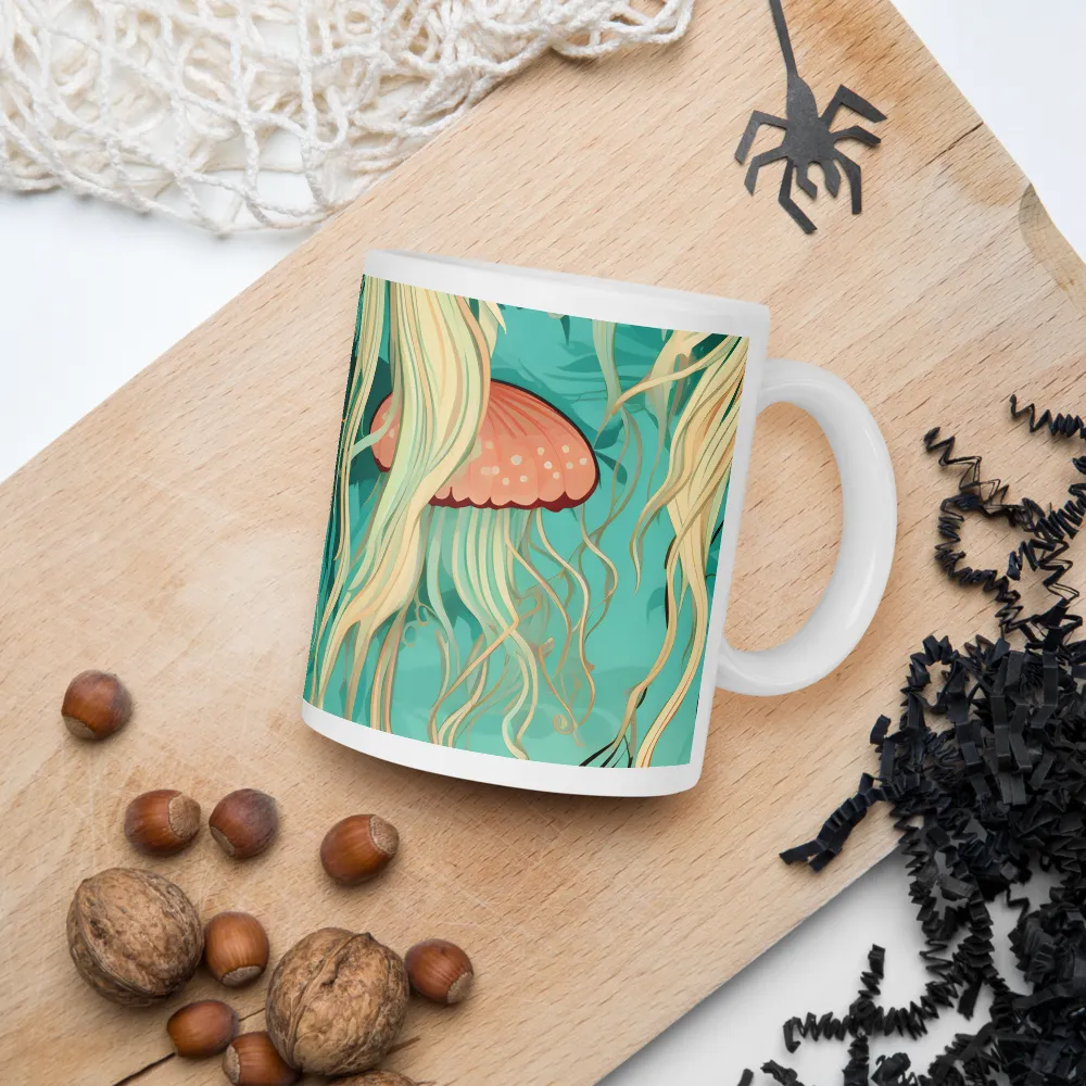 Ethereal Dance of Jellyfish | Mugs | Multiple Sizes & Colors