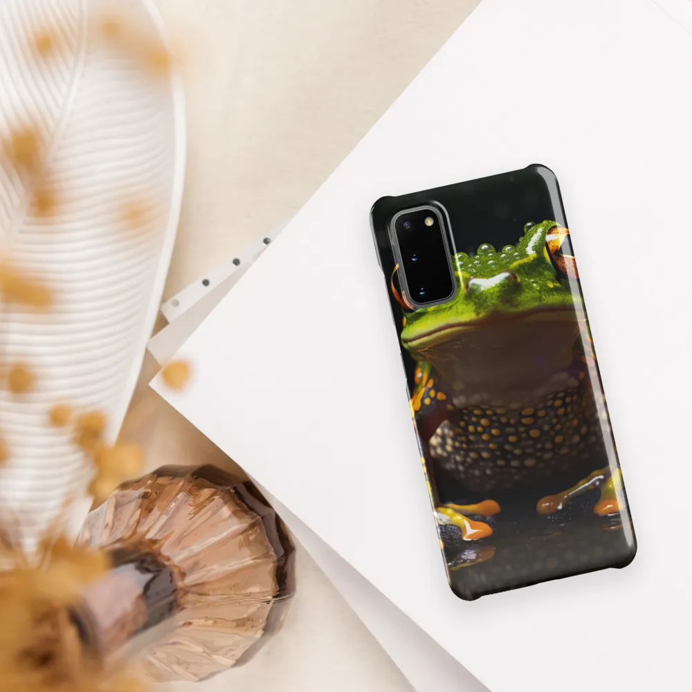 Emerald Elegance: The Frog in Focus
