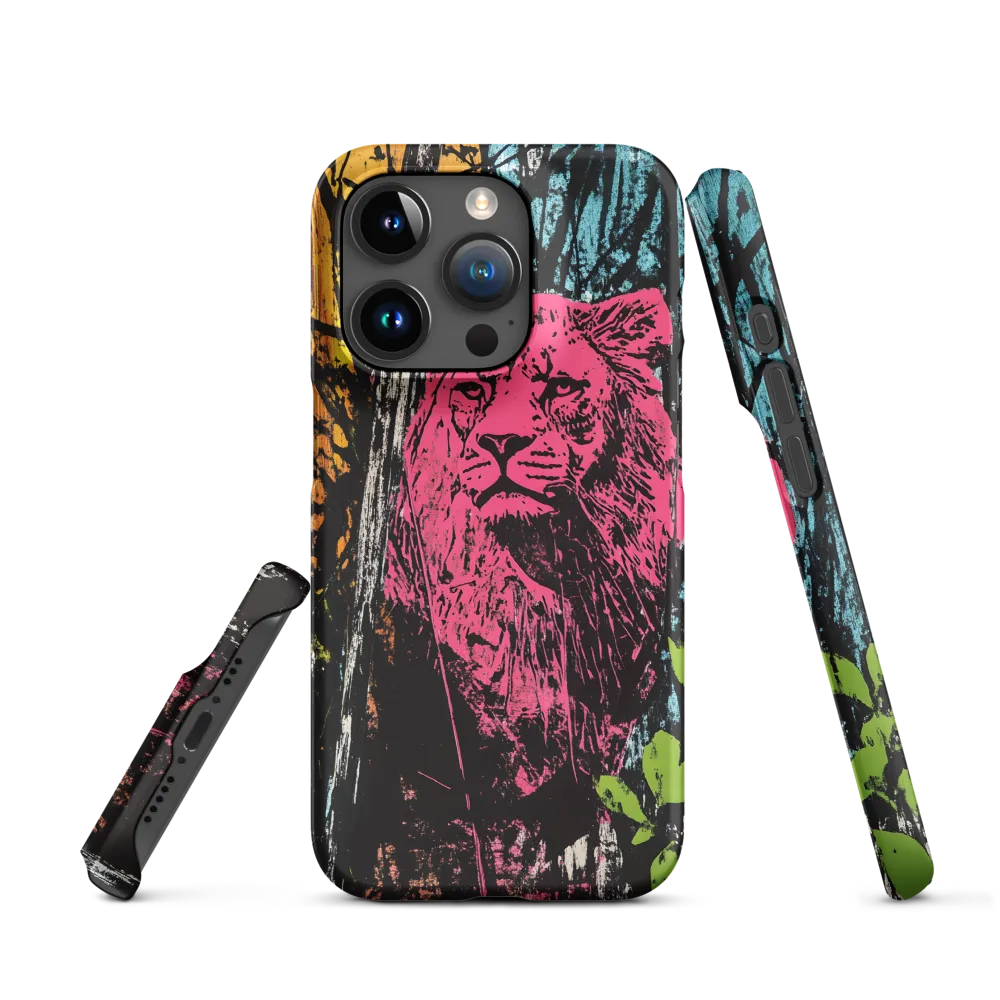 Fierce Vibrance: The Pink Lion
