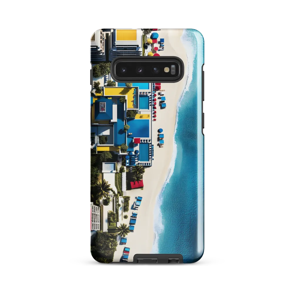 Coastal Harmony: An Aerial Oasis | Phone Case |  S10 Plus | Tough Case | Glossy