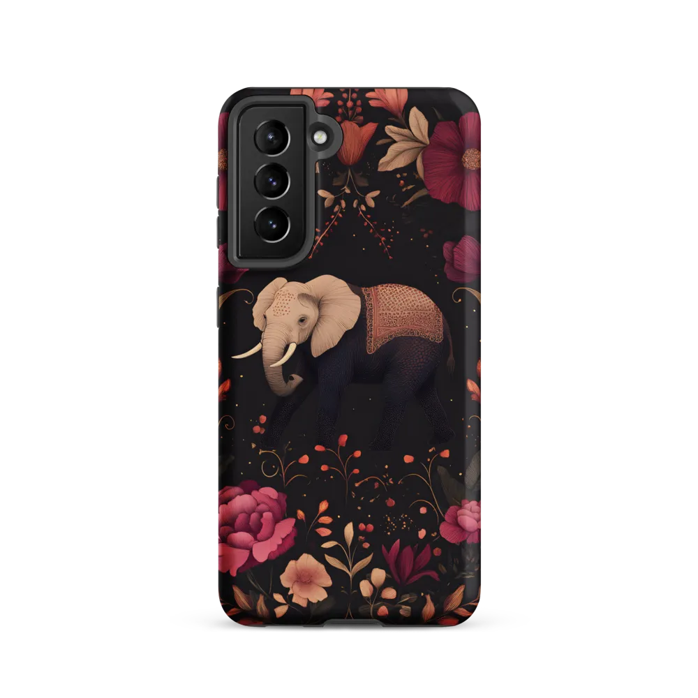 Whispers of the Wild: Elephants and Blooms