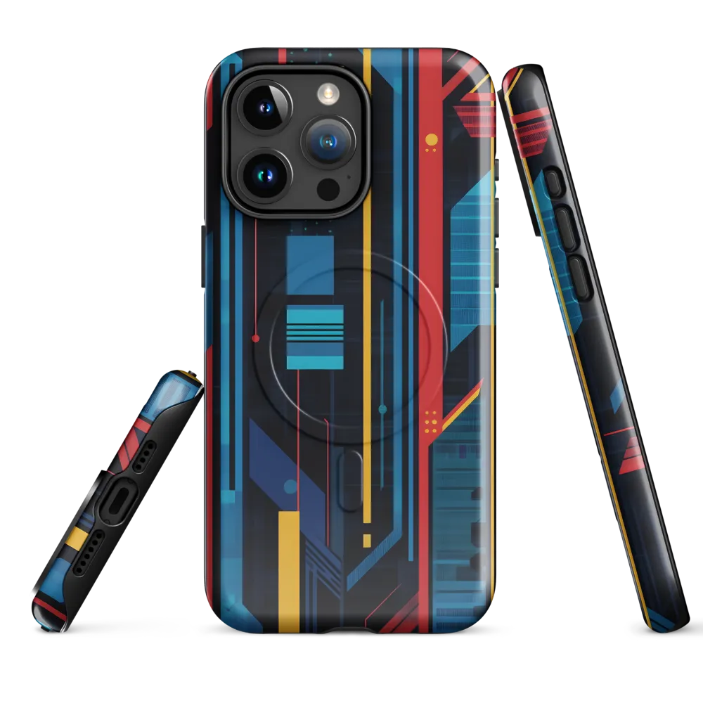 Symphony of Lines | Phone Case |  15 Pro Max | MagSafe® Tough Case | Glossy