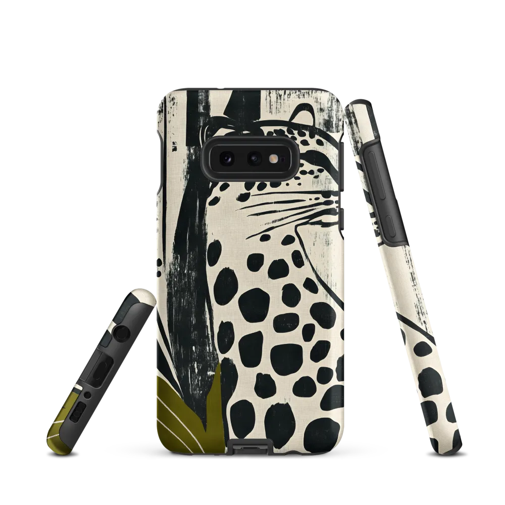 Leopard in Silhouette: A Modern Appeal | Phone Case |  S10e | Tough Case | Matte
