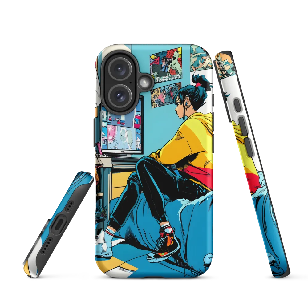 Contemplation in a Digital Space | Phone Case